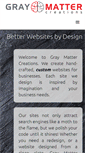 Mobile Screenshot of graymattercreations.com